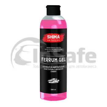 Гелевый pH-нейтральный очиститель поверхностей авто SHIMA DETAILER FERRUM GEL CHERRY, 500 мл, Shima