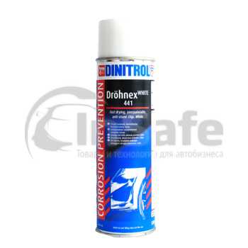 Антигравий Dinitrol 441 11025 в баллончиках белый окрашиваемый 0,5 л