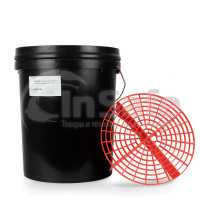 Ведро для мойки автомобиля с пескоотделителем (черное), Au-1022, AuTech