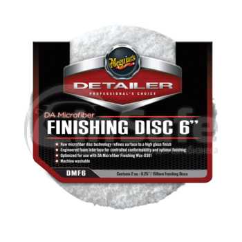 DMF6 Микрофибровый финишный полировальник для D301,150мм (упаковка 2 шт.), Meguiars