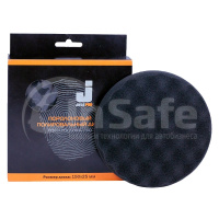 Полировальный круг поролоновый мягкий черный рифленый JETA PRO 150/25мм 5873313