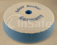 Поролоновый полировальный круг Adolf Bucher 012013.DE средней жесткости синий 130-150 х 25 мм