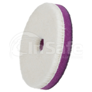 Шерстяной полировальный круг ZviZZer ZV-WP00008010HC белый 80/15/80 мм