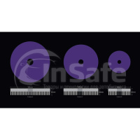 Шерстяной полировальный круг Autech Doodle Wool-Pad, чёрный 80/25/80 Au-33DOB80