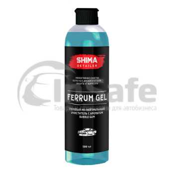 Гелевый pH-нейтральный очиститель поверхностей SHIMA DETAILER FERRUM GEL BUBBLE GUM, 500 мл, Shima