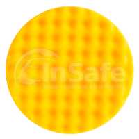 Поролоновый полировальный круг Mirka 7993408521 желтый рельефный 85 мм