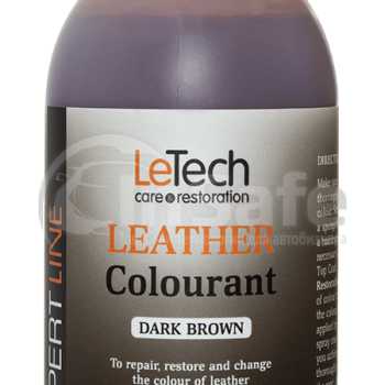 Краска для кожи LeTech Expert Line Leather Colourant Dark Brown 3LC200EL22 200 мл