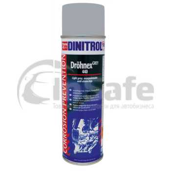 Антигравий Dinitrol 440 11047 в баллончиках серый окрашиваемый 0,5 л