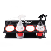 Держатель для бутылок с триггером объемом 1л Maxshine настенный с 4 отверстиями H03E