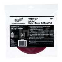 Полировальный круг поролоновый Meguiars Rotary Foam Cutting Pad WRFC7 режущий бордовый 178 мм