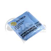 Микрофибровая салфетка без краев Autech голубая 40х40см 400гр Au-241/3, комплект 3 шт.