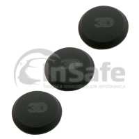 Аппликатор круглый 3D Applicator Black Foam G-70B-3 черный 3 шт