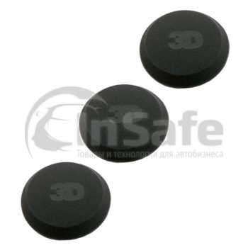 Аппликатор круглый 3D Applicator Black Foam G-70B-3 черный 3 шт