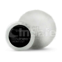 Q²M Rotary Wool Heavy Cut - Меховой полировальныйкруг режущий для роторных машин, 2 шт, 80 мм, GYQ533, GYEON